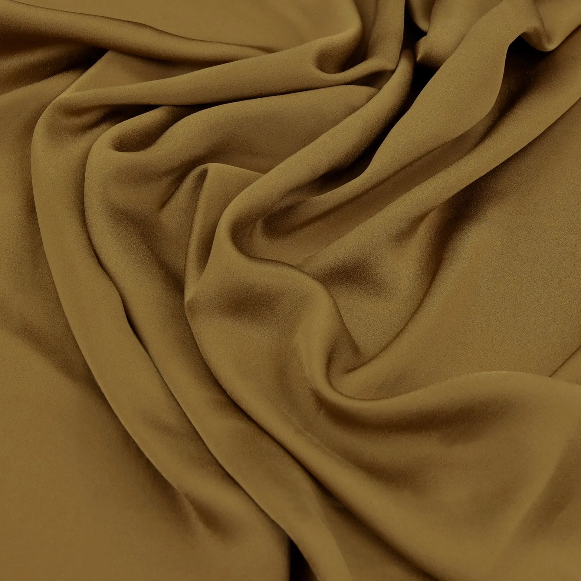 Khaki Crepe Satin 4172