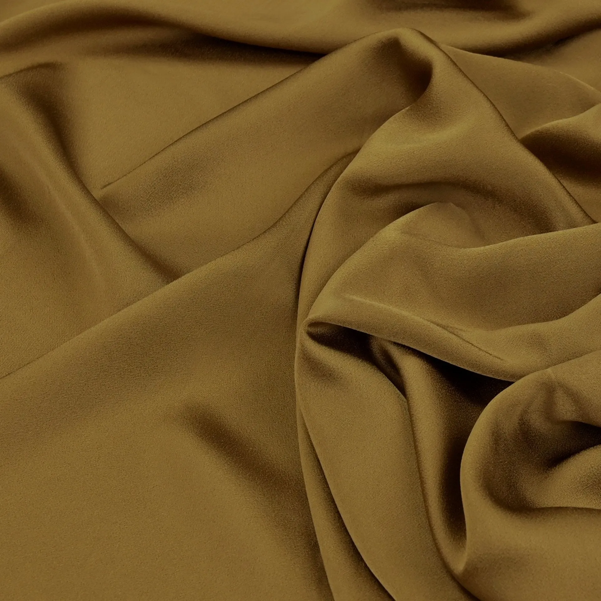 Khaki Crepe Satin 4172