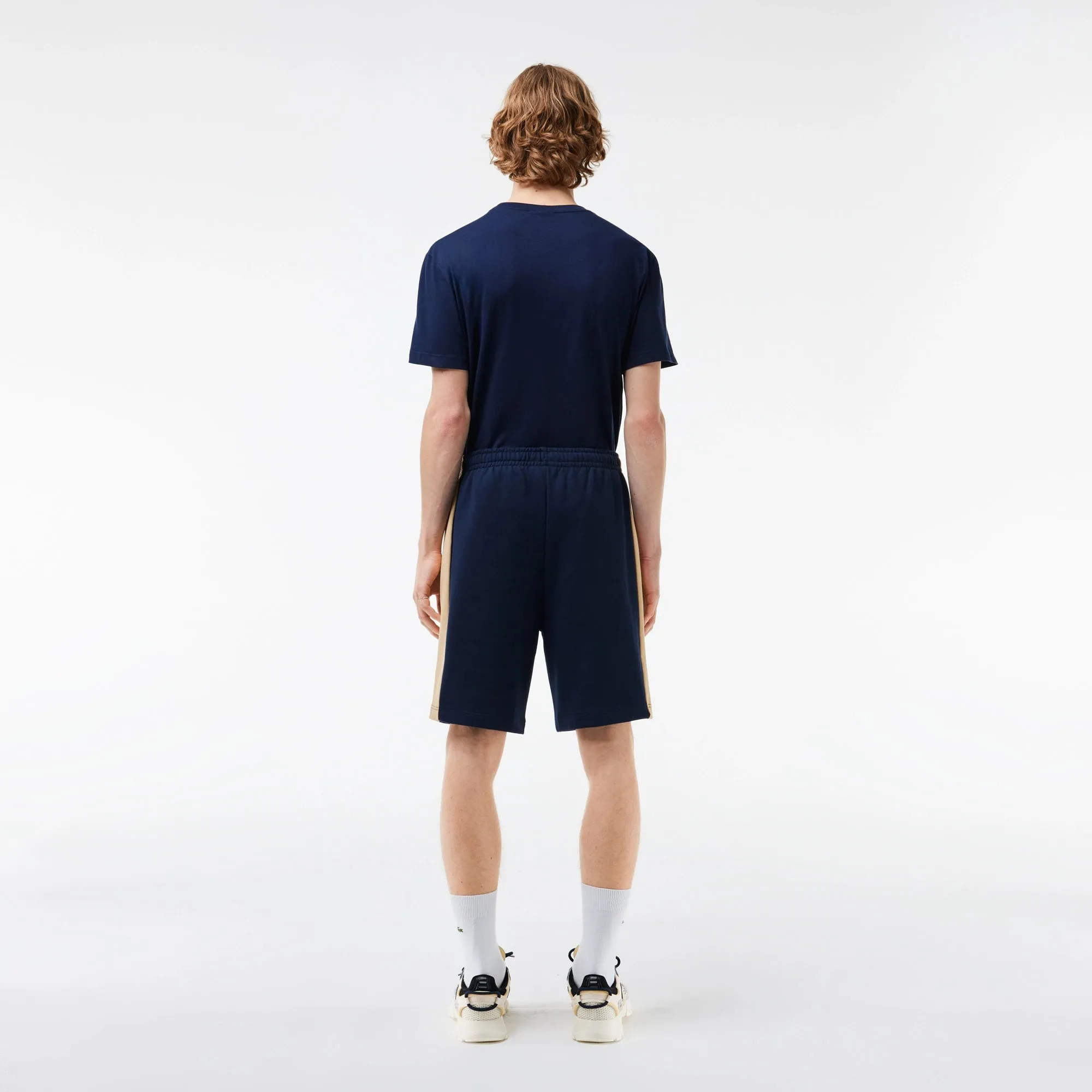 Lacoste Men's Colorblock Fleece Shorts