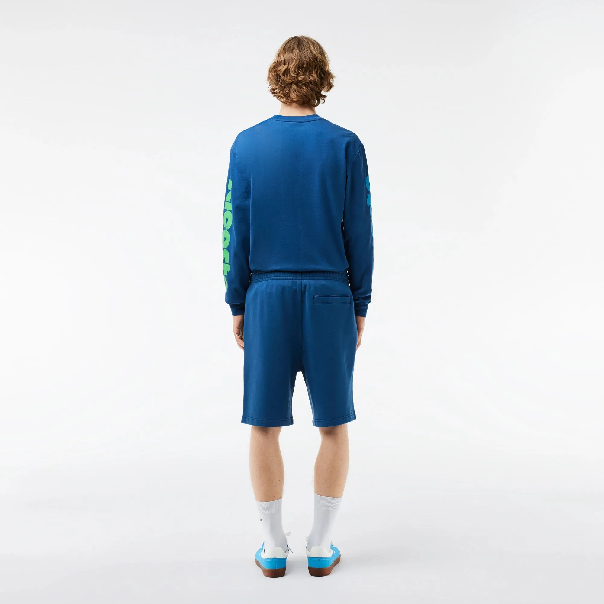 Lacoste Men's Washed Effect Printed Shorts