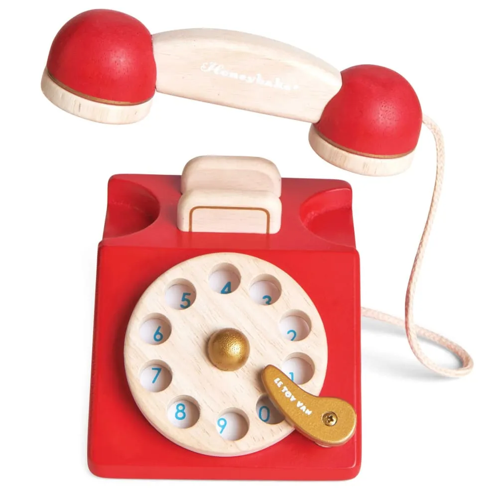 Le Toy Van Wooden Vintage Phone