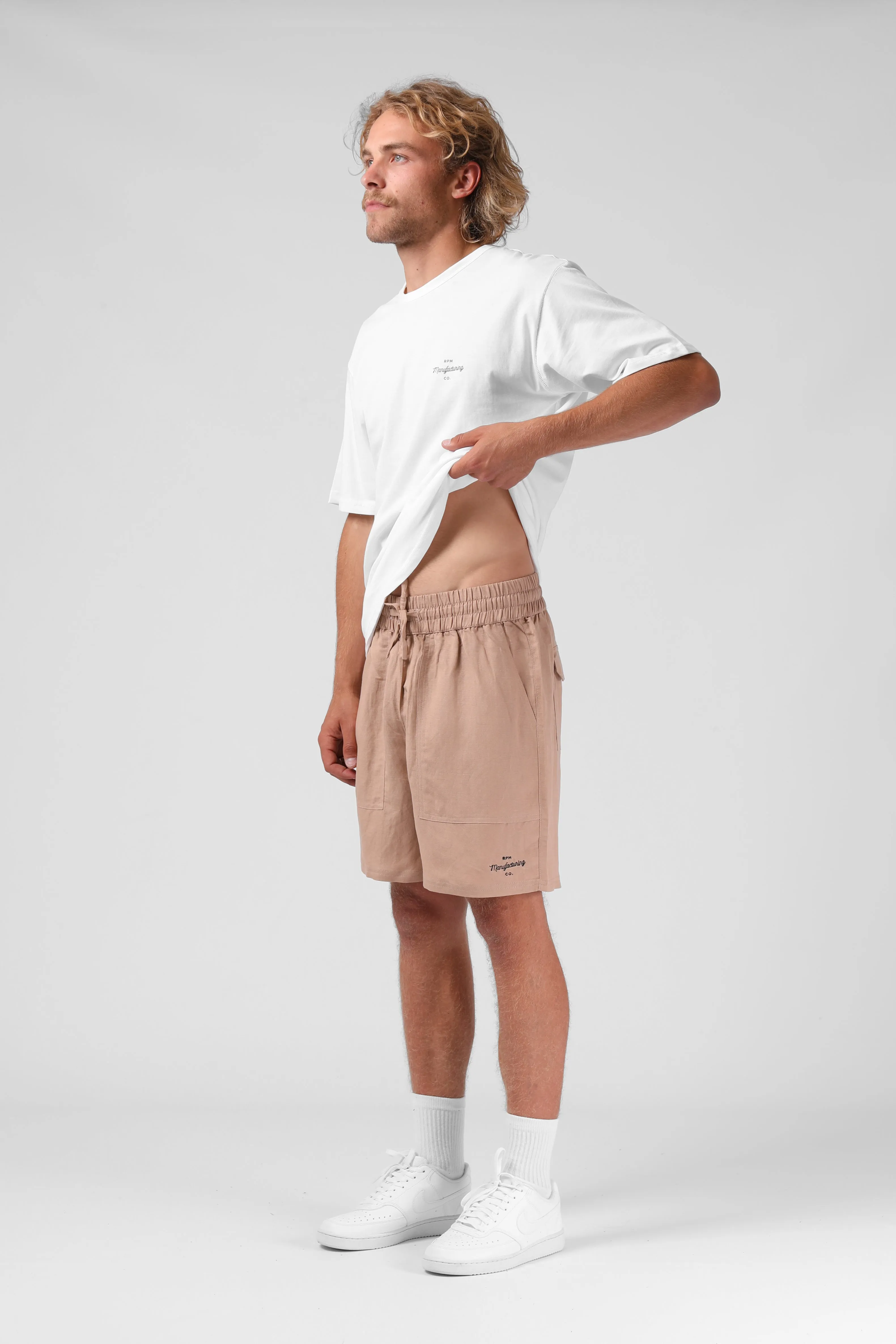 Linen Short - Fawn