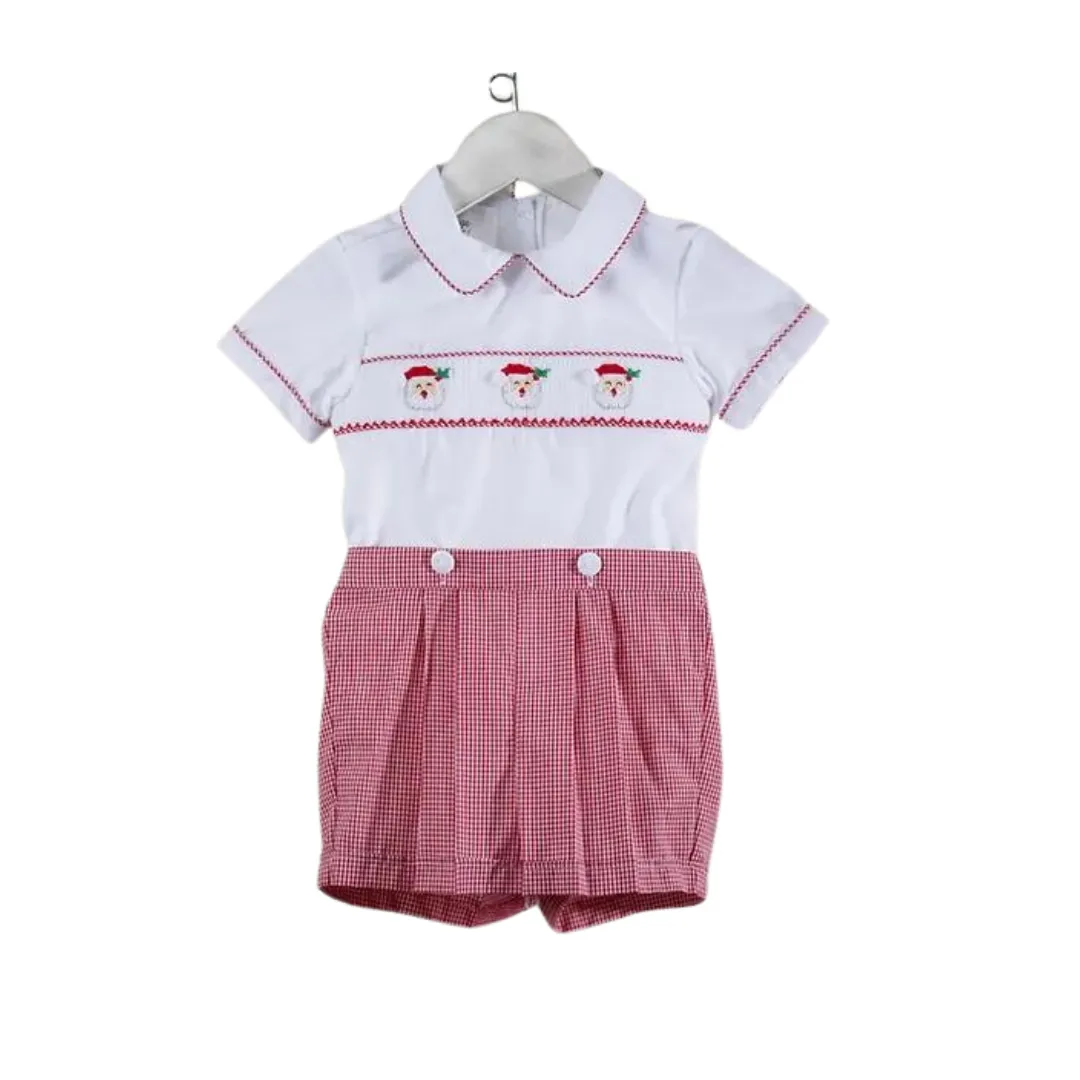 Little Claus Red Gingham Caleb Set