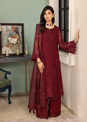 Maroon Formal Suit - Alizeh - Dhaagay Formals '23 - V02D07 - Azalea