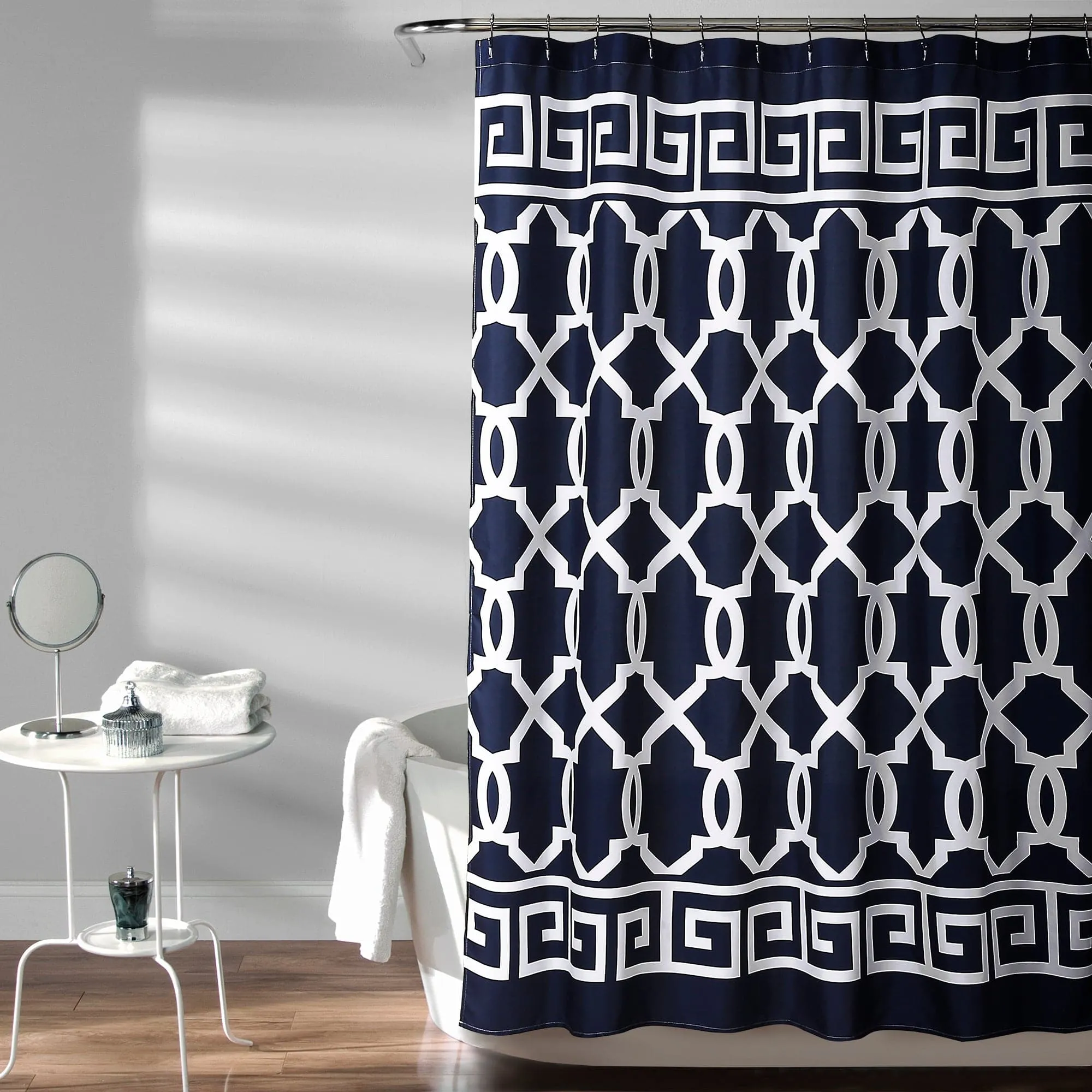 Maze Border Shower Curtain