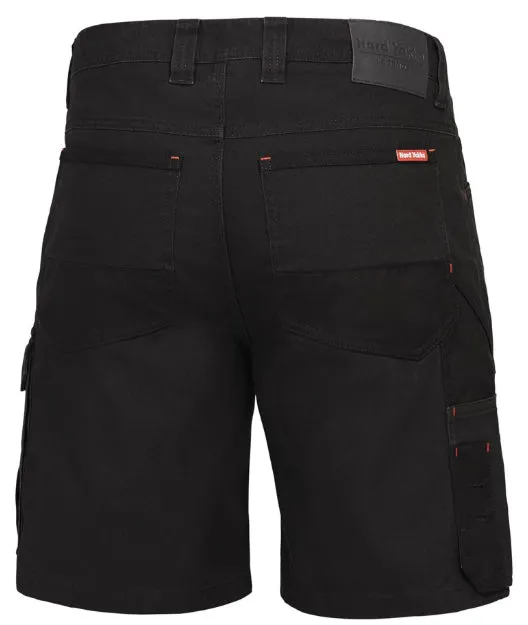 Mens Hard Yakka Legends Short Shorts Tradie Work Wear Trade Black Navy Khaki New