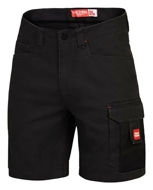 Mens Hard Yakka Legends Short Shorts Tradie Work Wear Trade Black Navy Khaki New