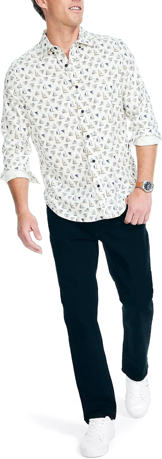 Nautica Men's Printed Shirt