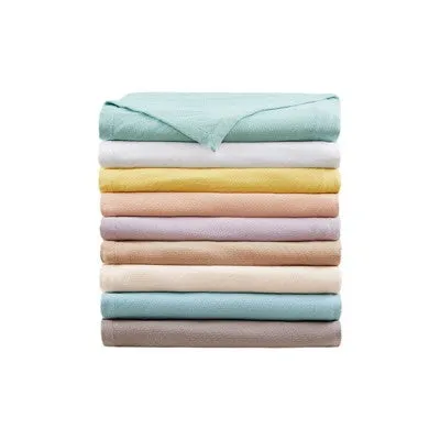 New - Bed Blanket Liquid Cotton Full/Queen Ivory