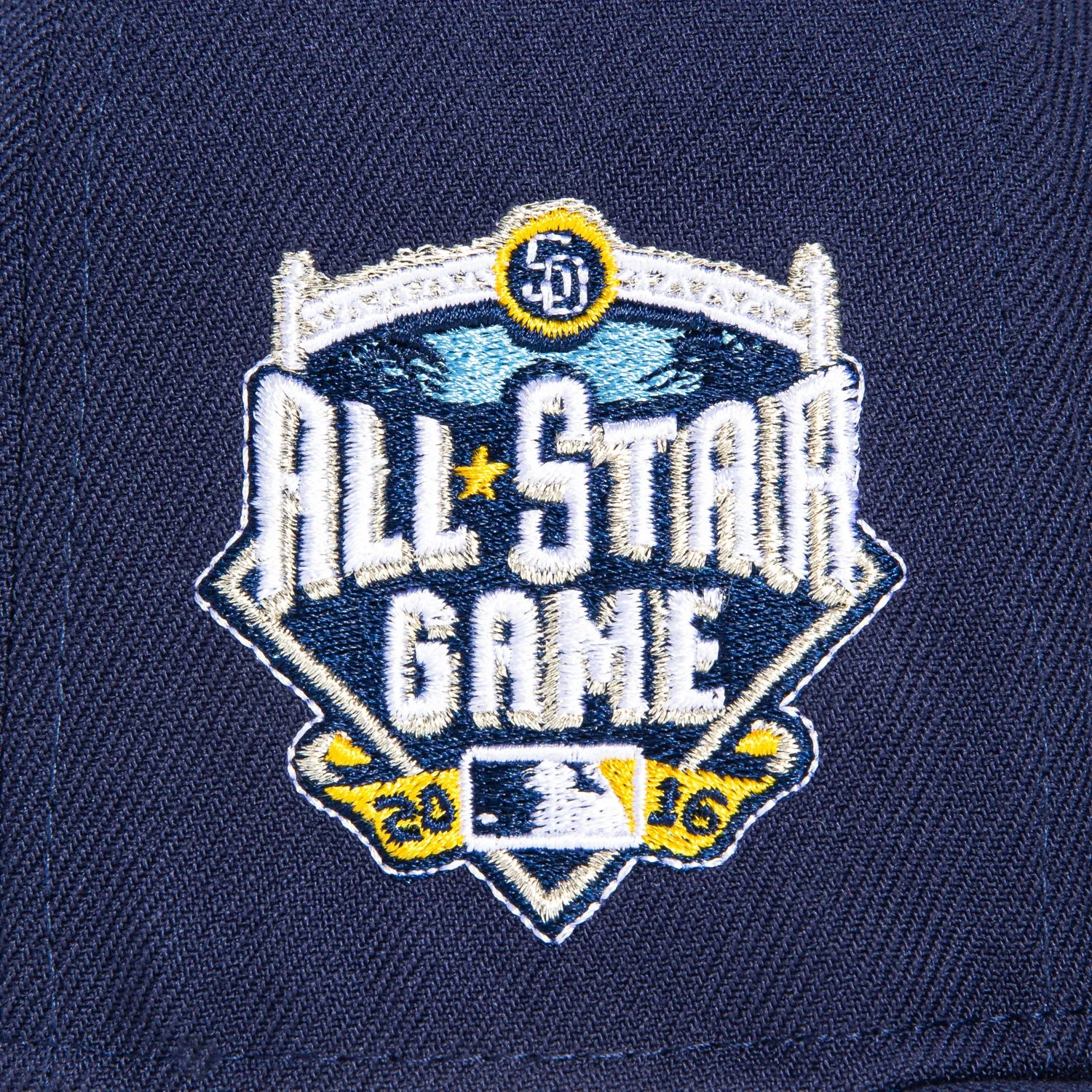 New Era 59Fifty San Diego Padres 2016 All Star Game Patch Hat - Light Navy