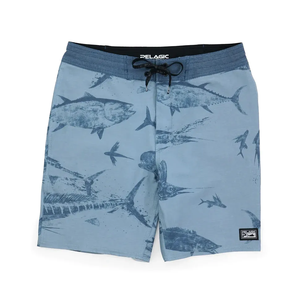 PELAGIC Deep Drop Fishing Shorts - Gyotaku