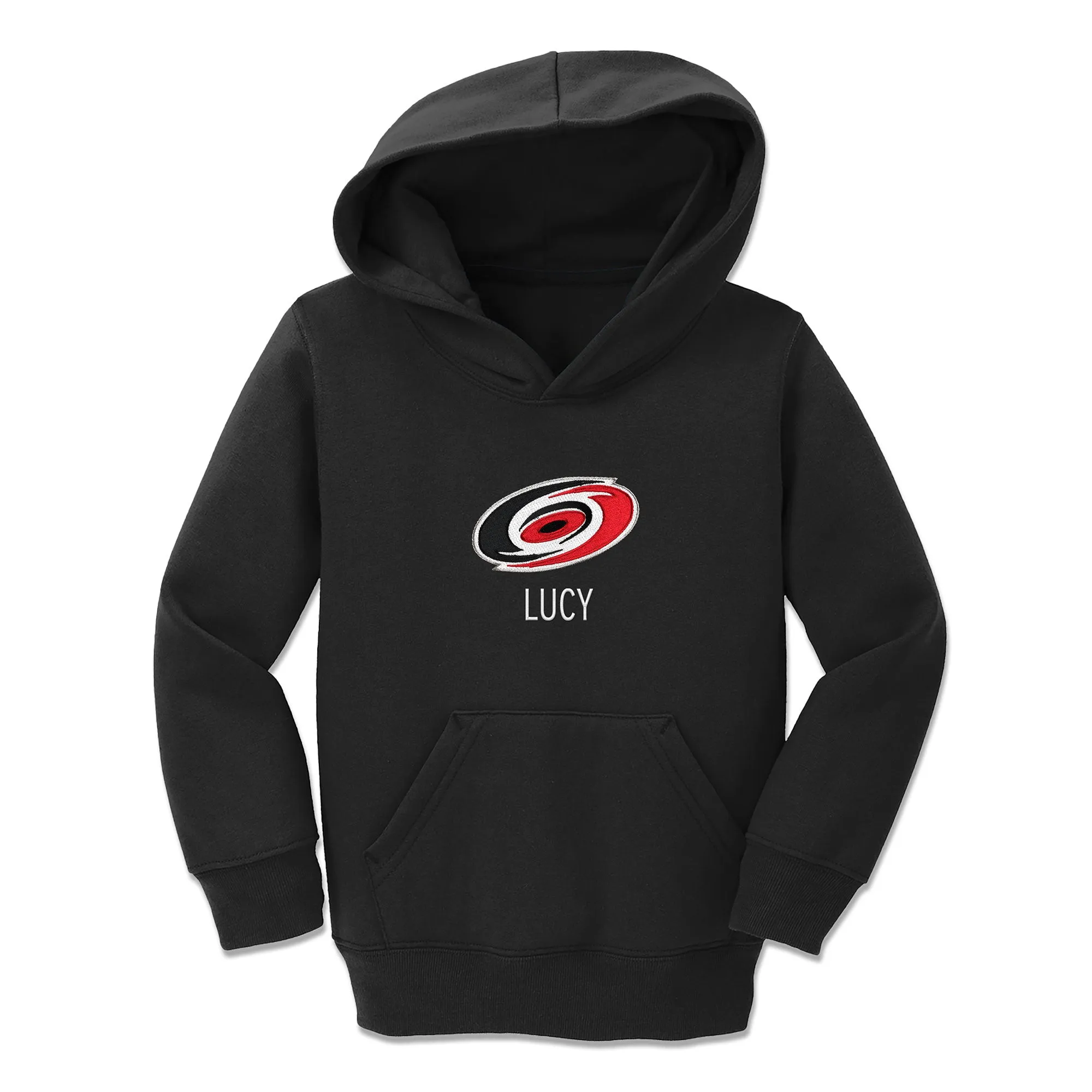 Personalized Carolina Hurricanes Toddler Pullover Hooded Sweatshirt