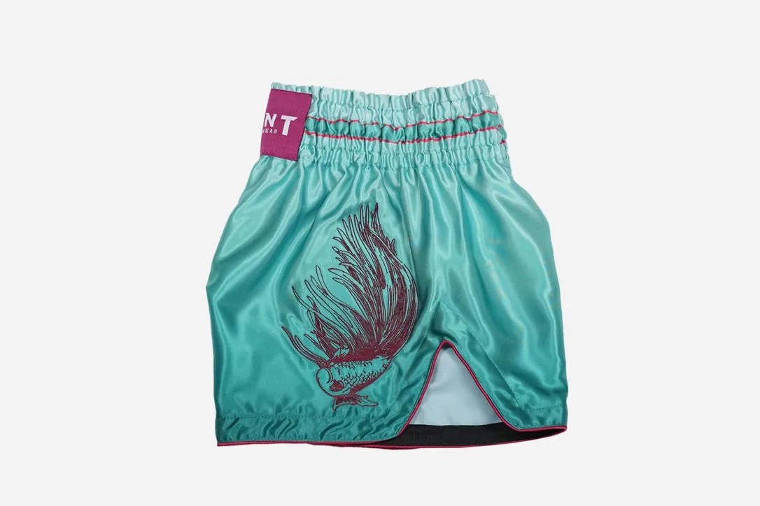 "Betta Fish" Muay Thai Shorts (Teal)