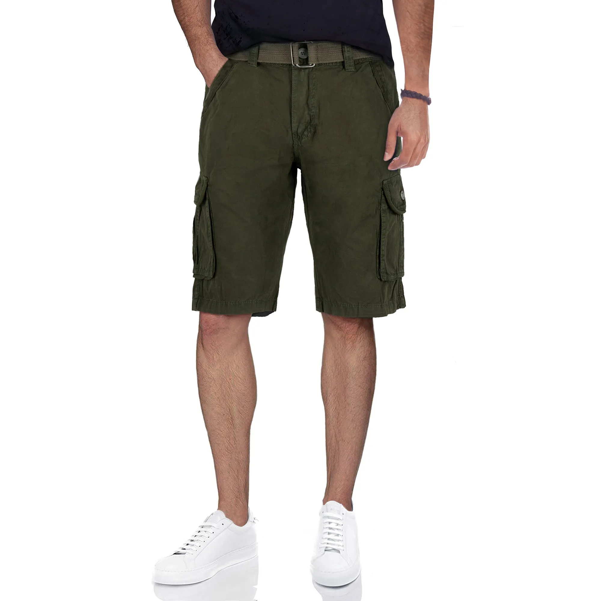 Raw X Men's 12.5" Inseam Cargo Shorts