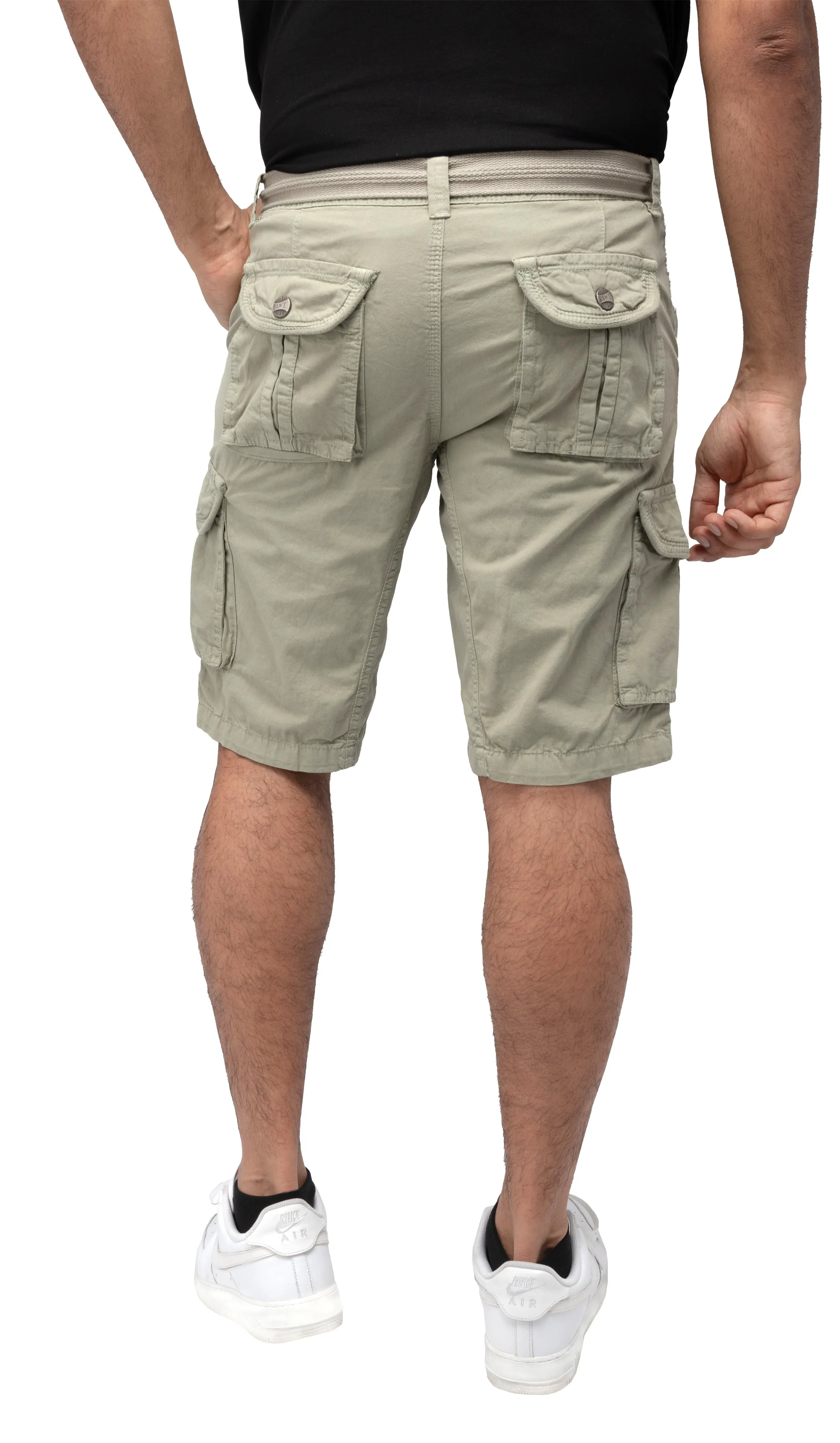 Raw X Men's 12.5" Inseam Cargo Shorts