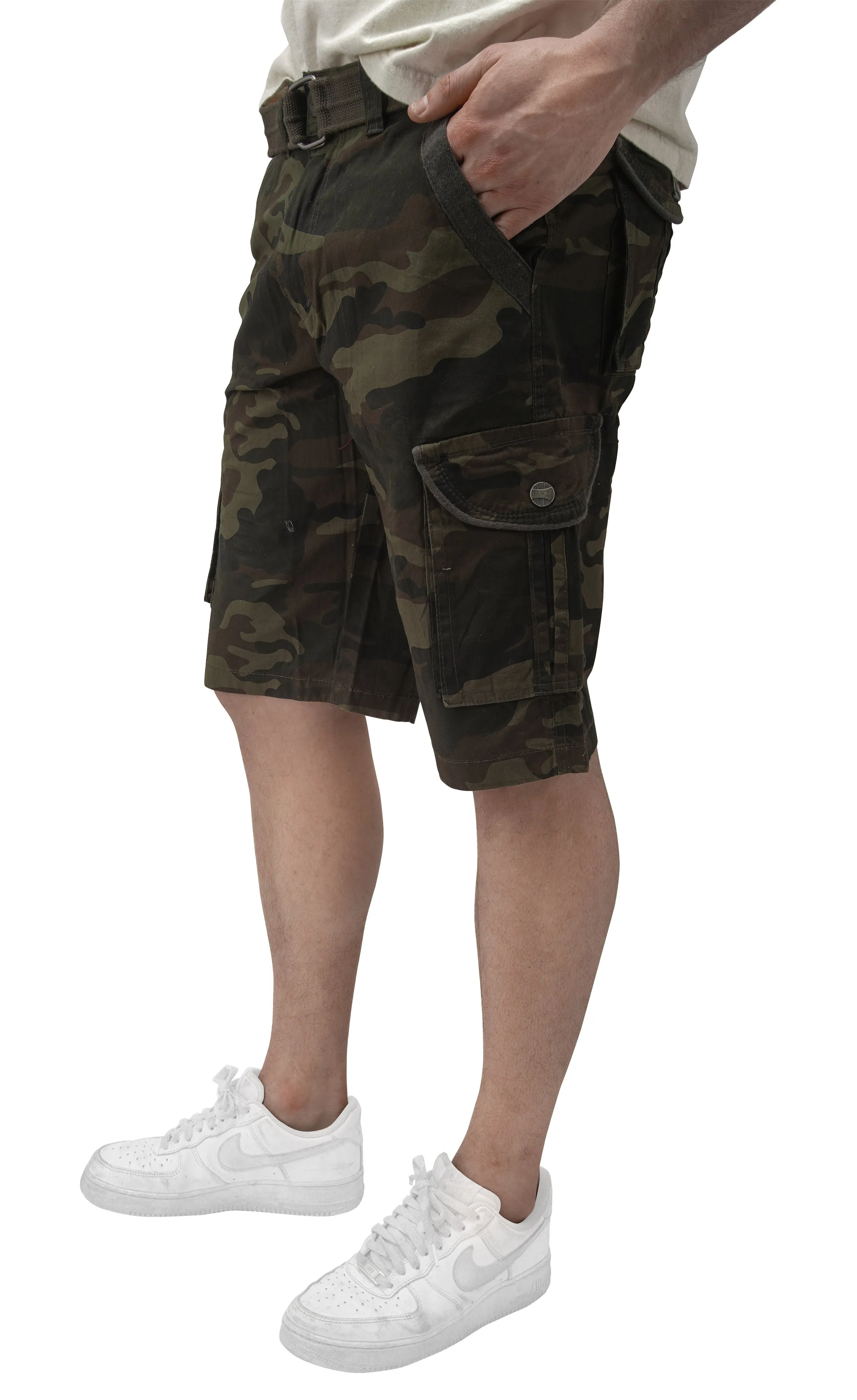 Raw X Men's 12.5" Inseam Cargo Shorts