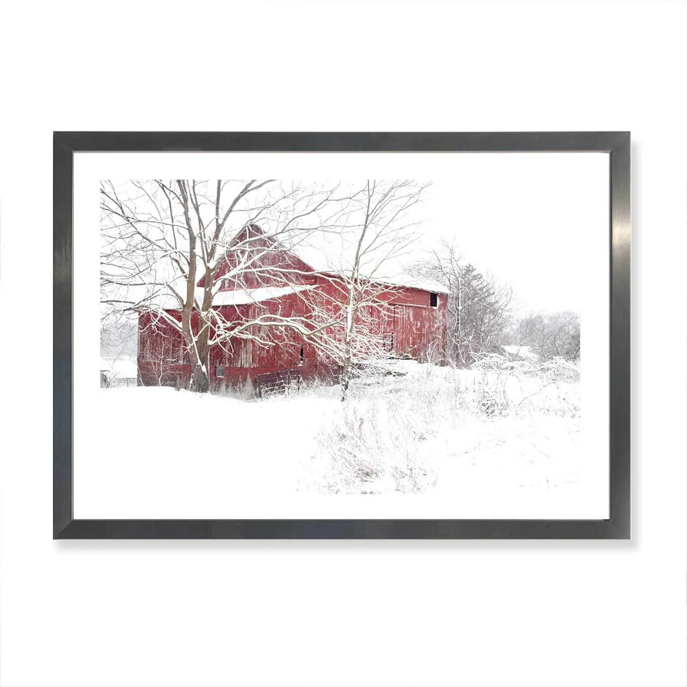 Red Barn Wall Art Print