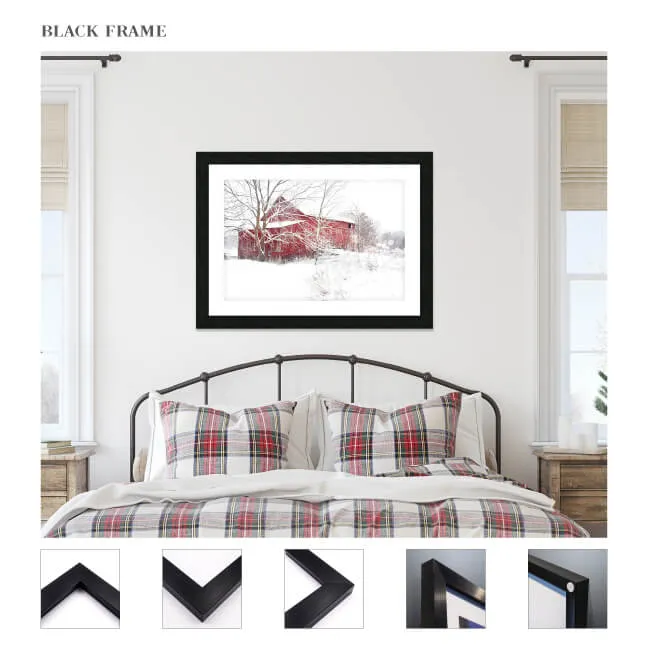 Red Barn Wall Art Print