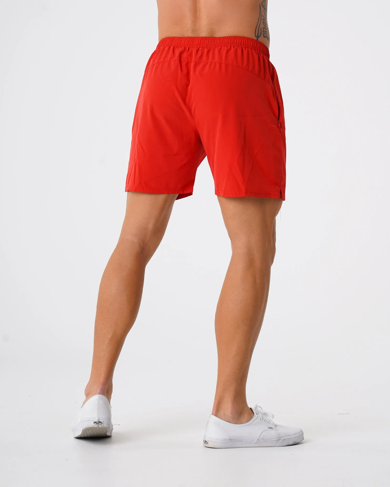 Red Flex Shorts