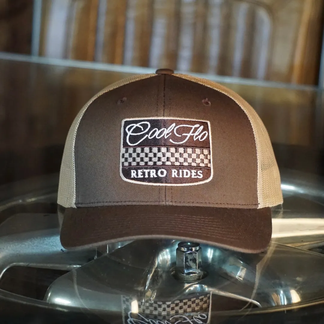 Retro Rides Brown Two-Tone Trucker Cap