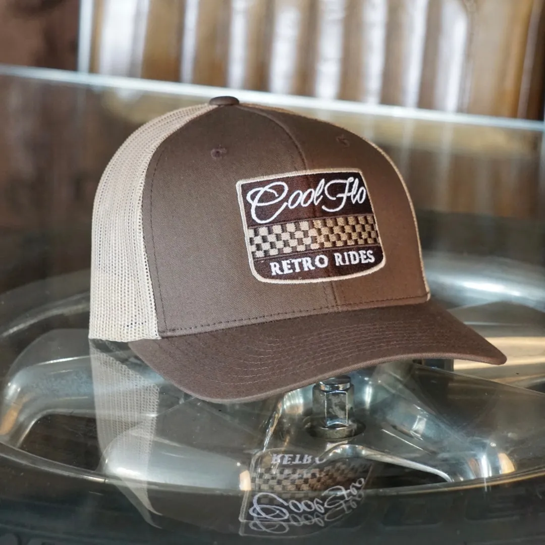 Retro Rides Brown Two-Tone Trucker Cap