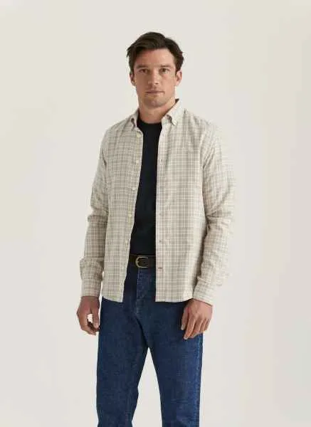 SOFT CHECK FLANNEL SHIRT SLIM