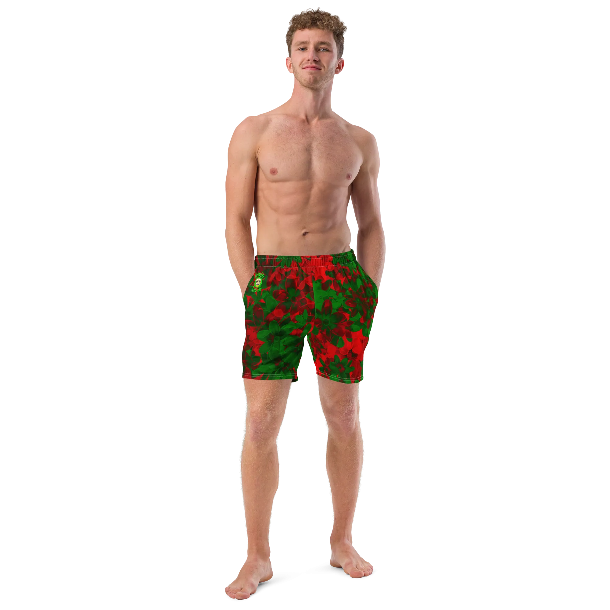 Unkle Jungle Island Swimsuit (Red/Grn)