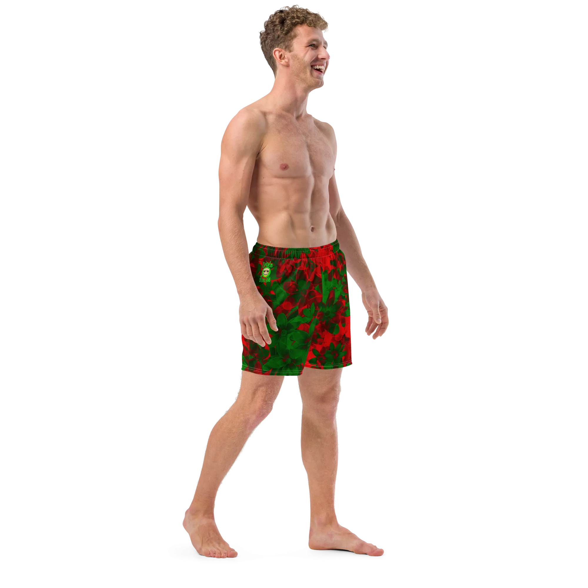 Unkle Jungle Island Swimsuit (Red/Grn)