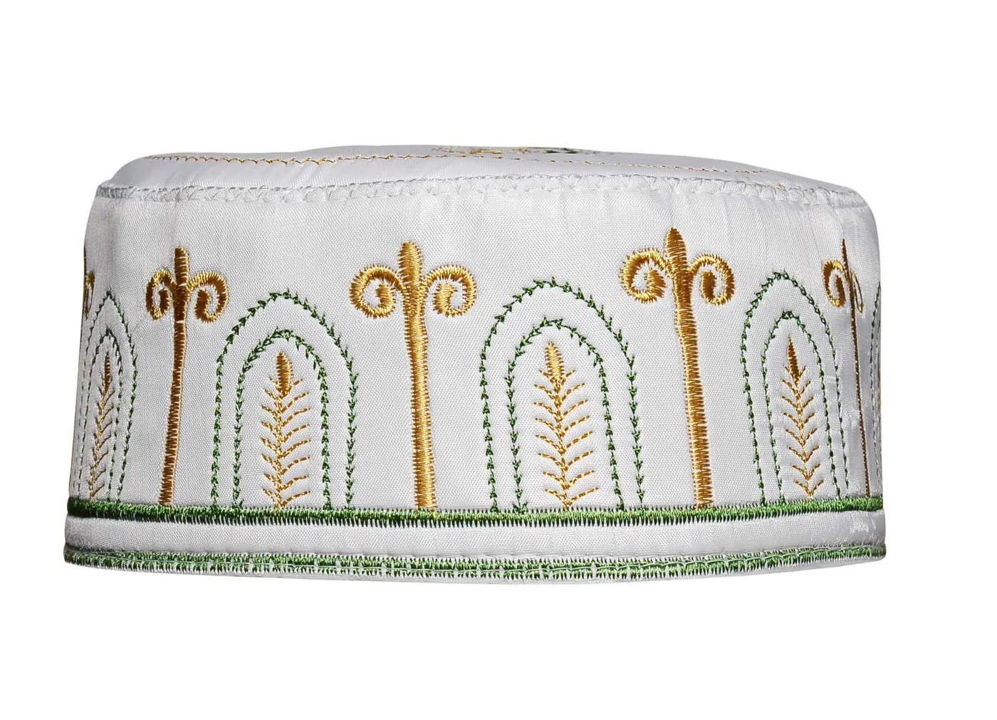 Wholesale 1 Dozen Muslim Kufi for Men embellished with embroidery Islamic Design