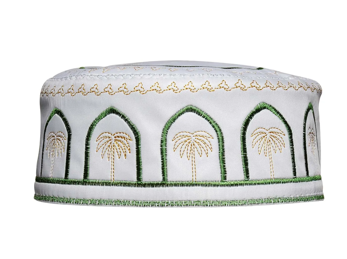 Wholesale 1 Dozen Muslim Kufi for Men embellished with embroidery Islamic Design