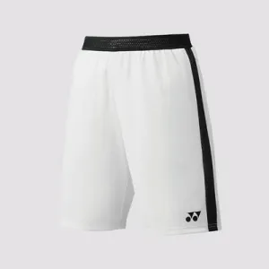 Yonex Men's Shorts 15071EX [White/Black]